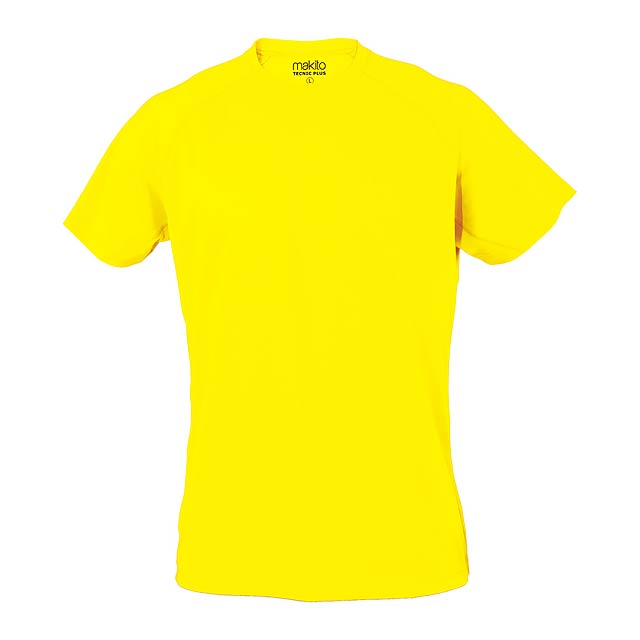Tecnic Plus T sports t-shirt - yellow