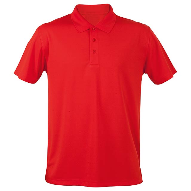 Tecnic Plus functional polo shirt - red