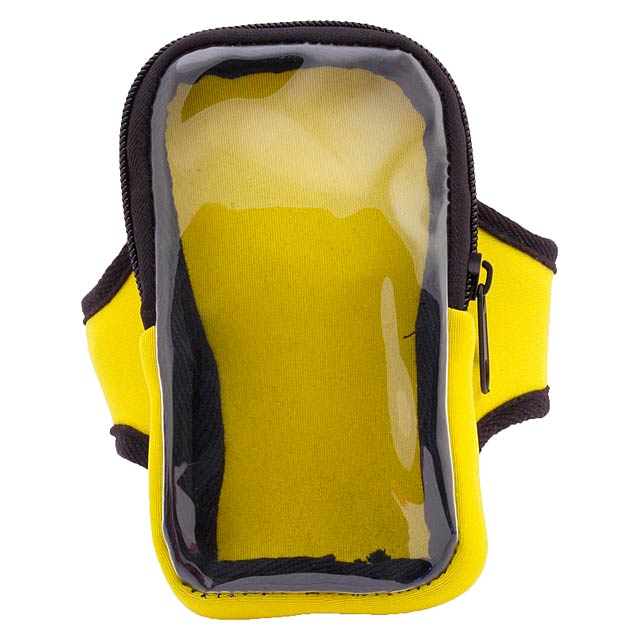 Mobile armband case - yellow