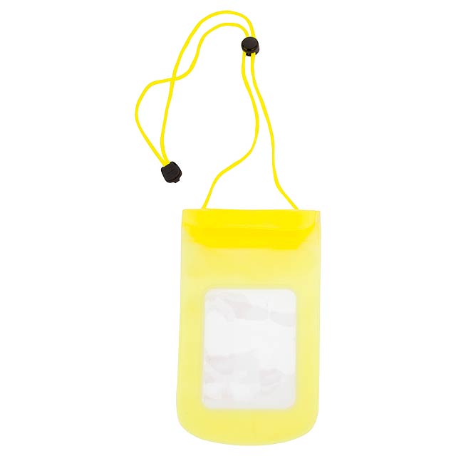 Waterproof mobile case - yellow