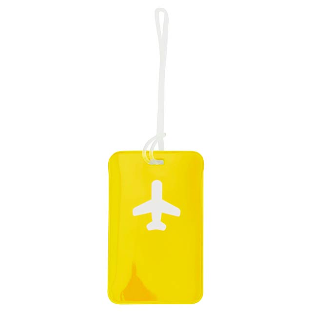 Luggage tag - yellow