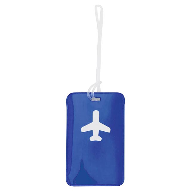Luggage tag - blue