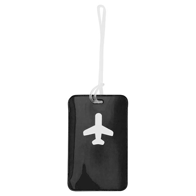 Luggage tag - black