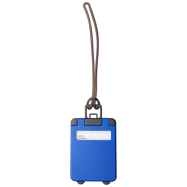 Luggage tag - blue