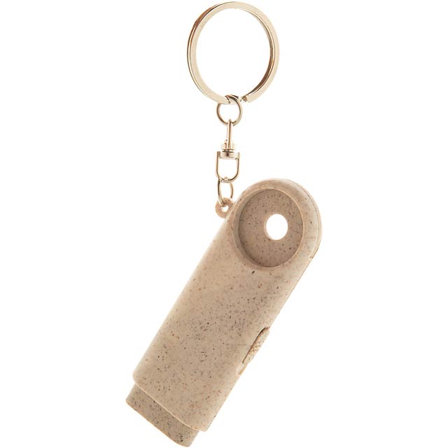 Bopor keychain with token - beige