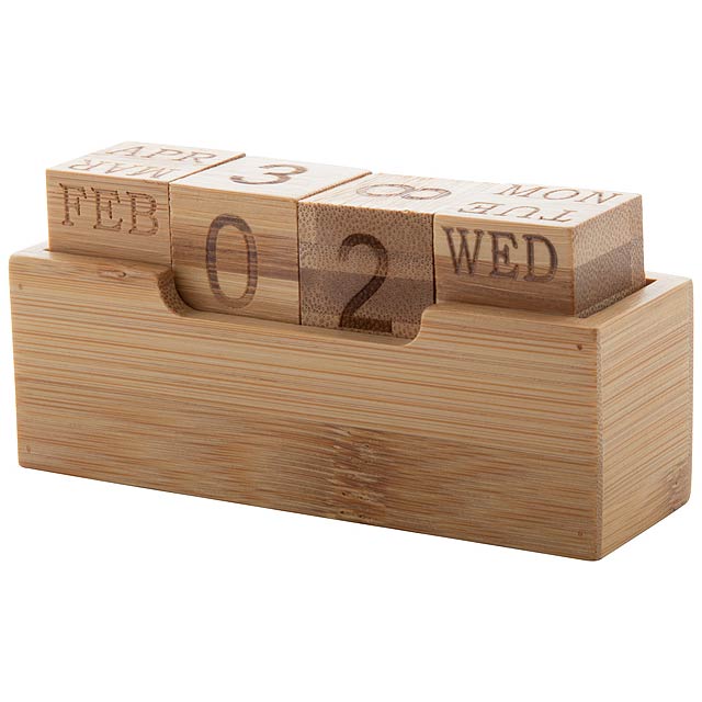 Rolbus perpetual calendar - wood