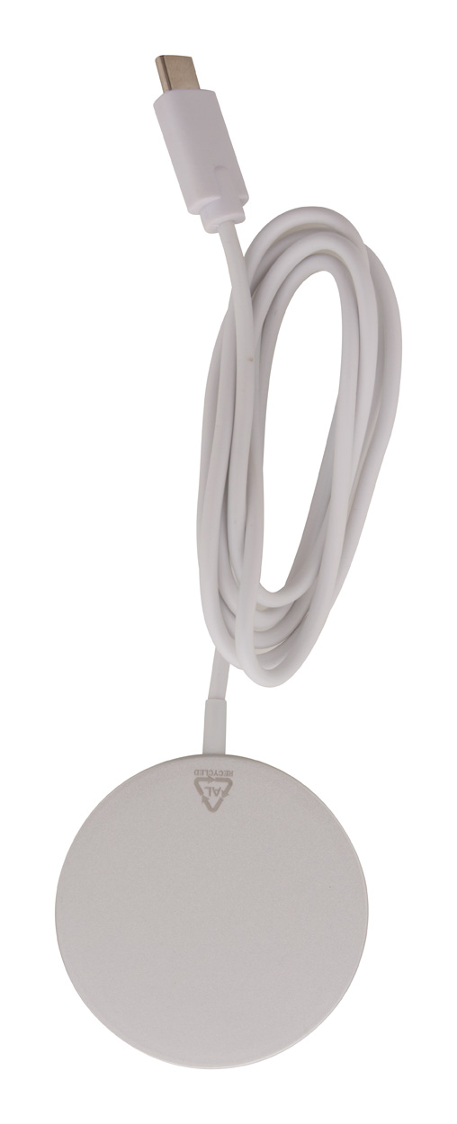 RaluMag magnetic wireless charger - Silber