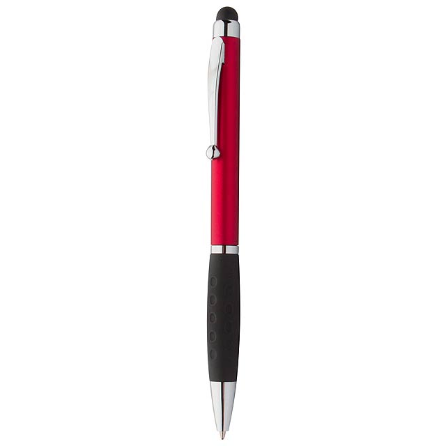 Stilos dotykové kuličkové pero - červená