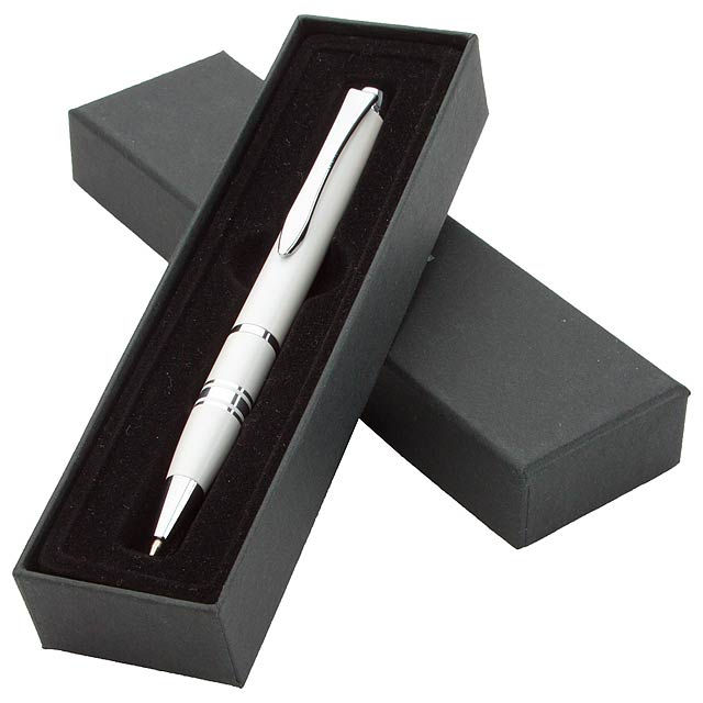 Saturn kuličkové pero - biela