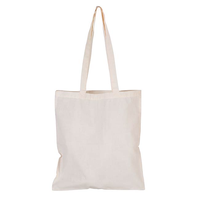 Cotton shopping bag - beige