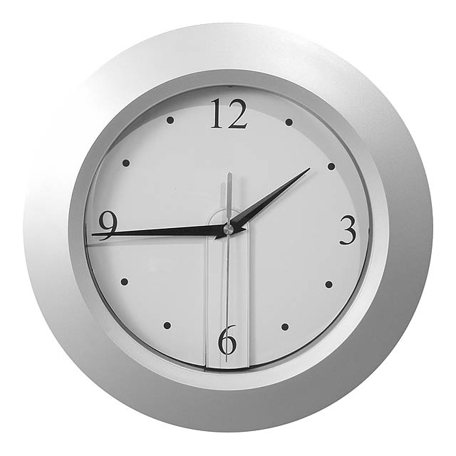 Wall clock - silver