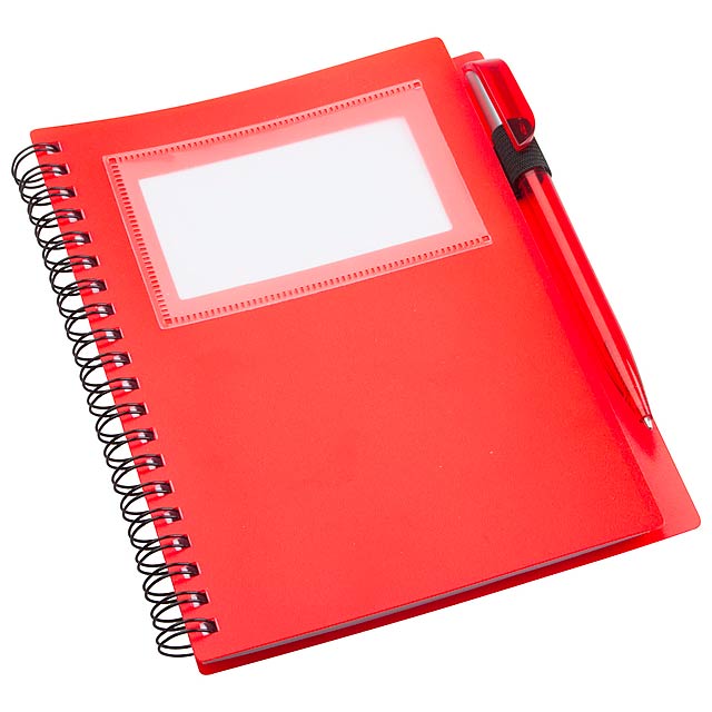 notepad - red