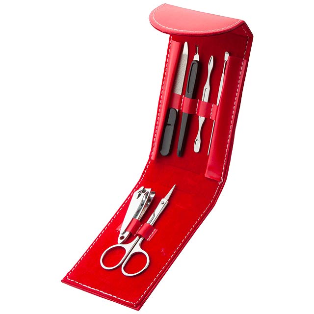 Manicure set - red