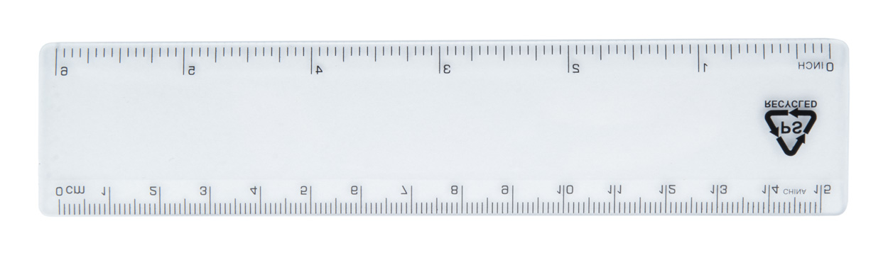 Relin 15 RPS pravítko - transparentní
