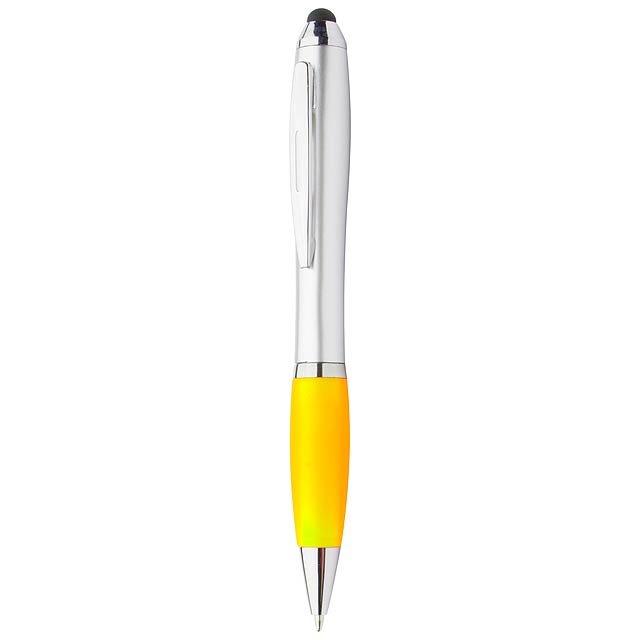 Tumpy dotykové kuličkové pero - žlutá