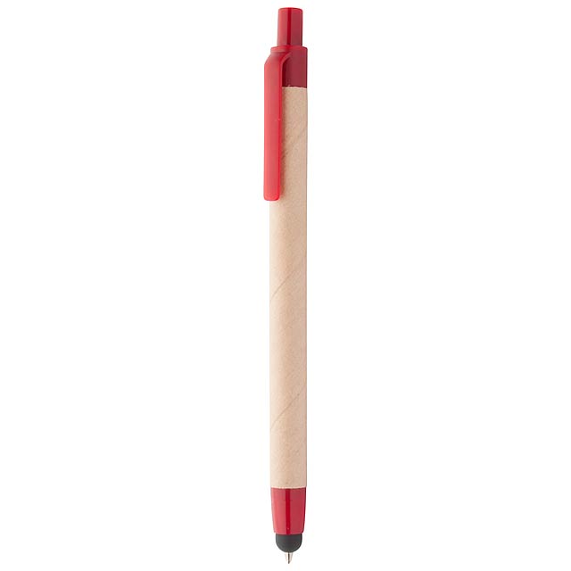 Tempe dotykové kuličkové pero - červená