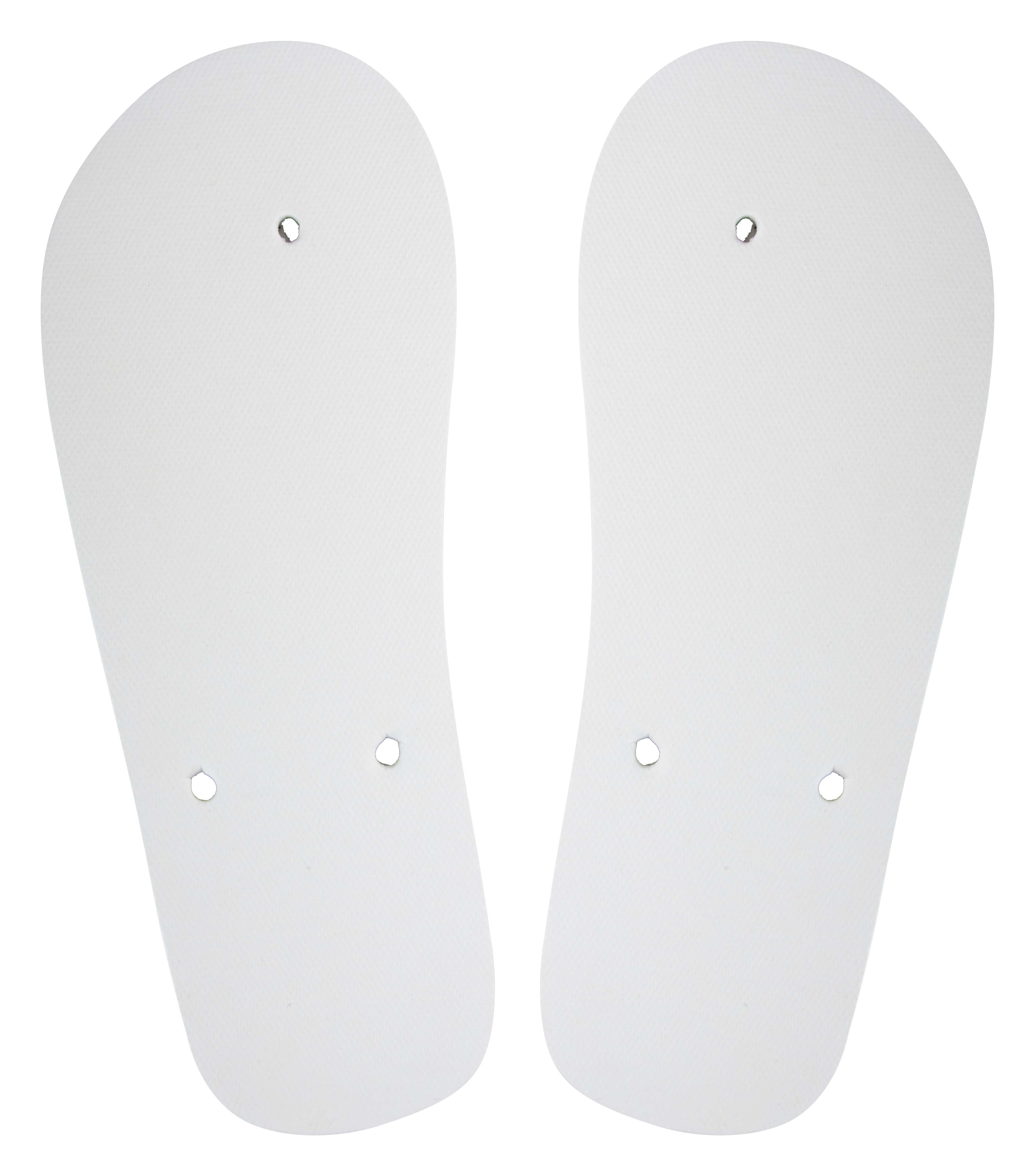 Custom made CreaPlaya beach flip flops - sole - Weiß 