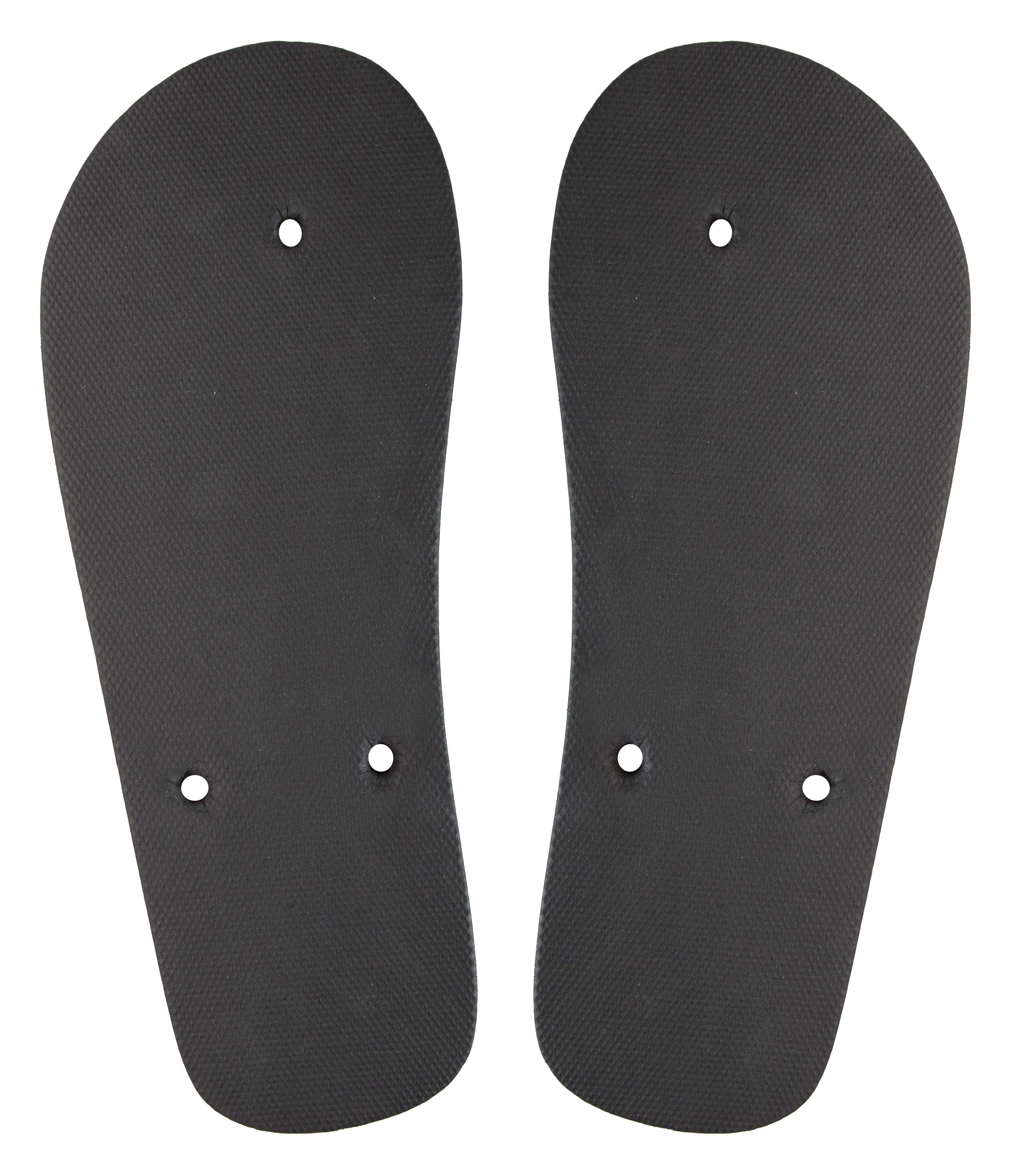 Custom made CreaPlaya beach flip flops - sole - schwarz