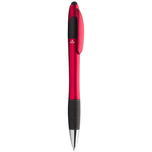 Trippel dotykové kuličkové pero - červená
