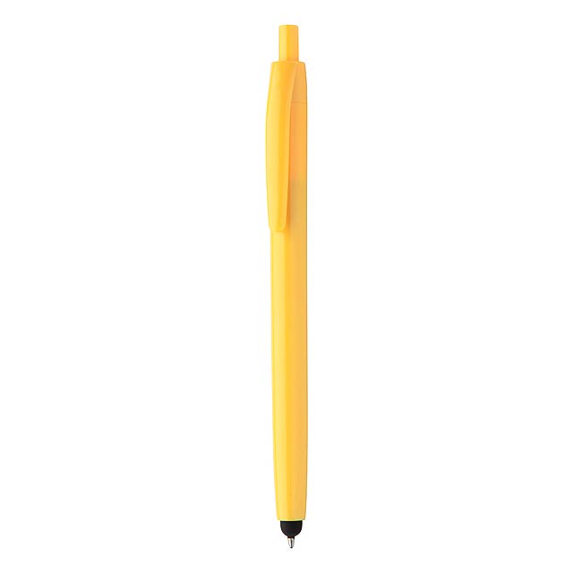 Leopard Touch dotykové kuličkové pero - žlutá