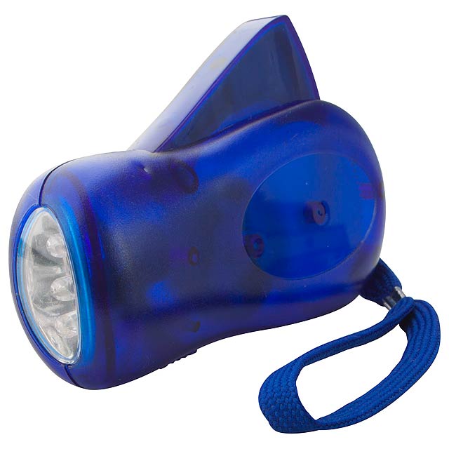Dynamo flashlight - blue