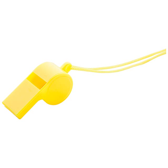 Claxo píšťalka - žlutá