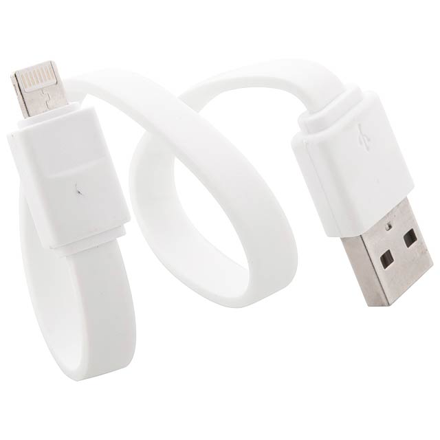 Stash USB nabíjecí kabel - bílá