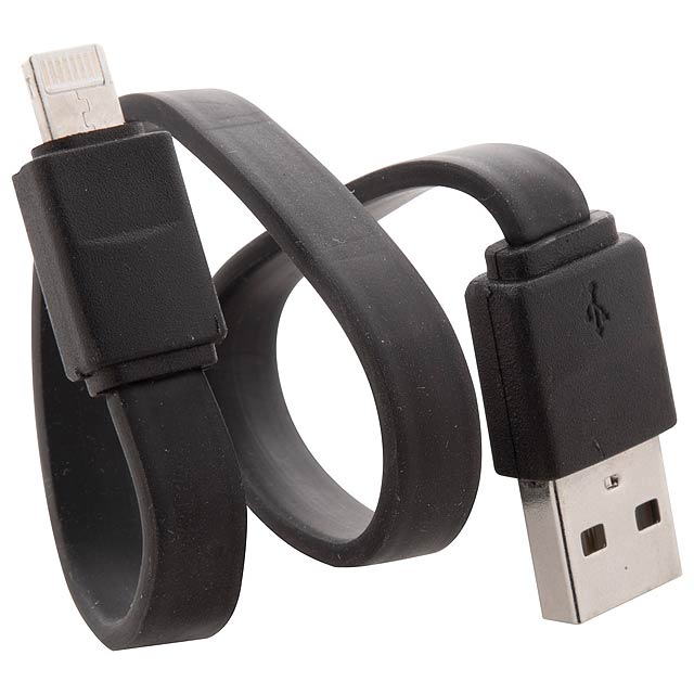 Stash USB nabíjecí kabel - čierna