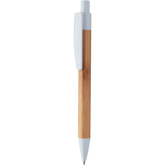 Colothic bamboo ballpoint pen - white