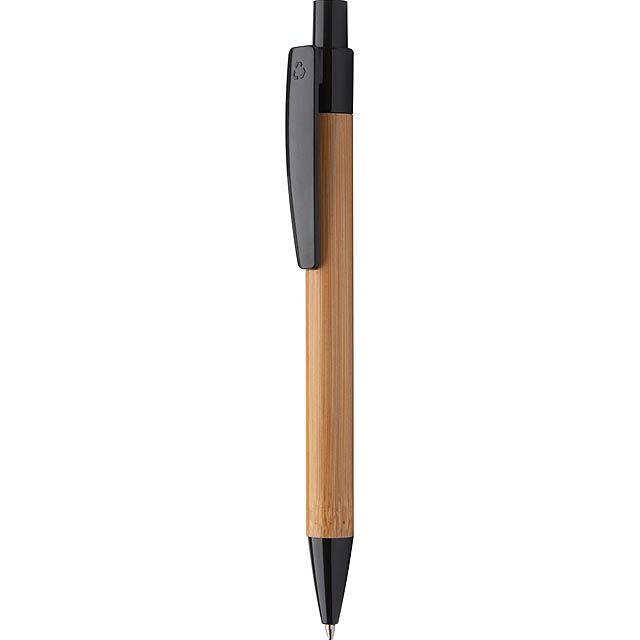 Kolothic Bambus Kugelschreiber - schwarz