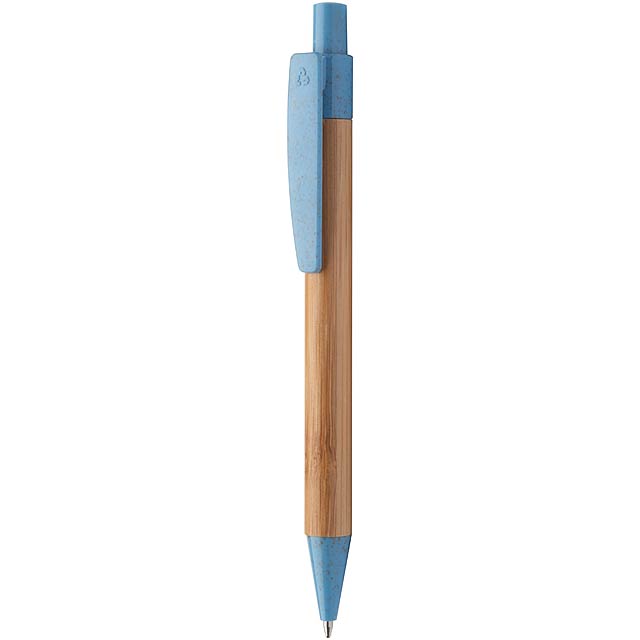Boothic bamboo ballpoint pen - blue