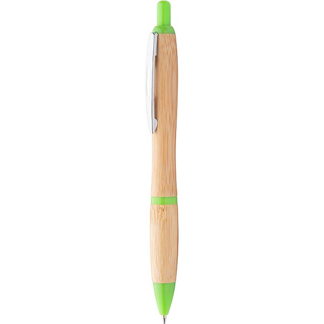 Coldery bambusové kuličkové pero - zelená