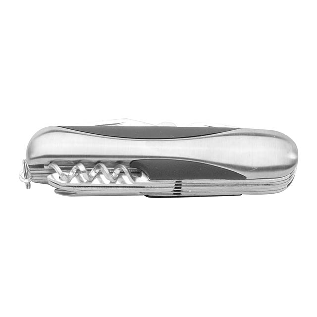 Pocket knife with 11 functions - silver