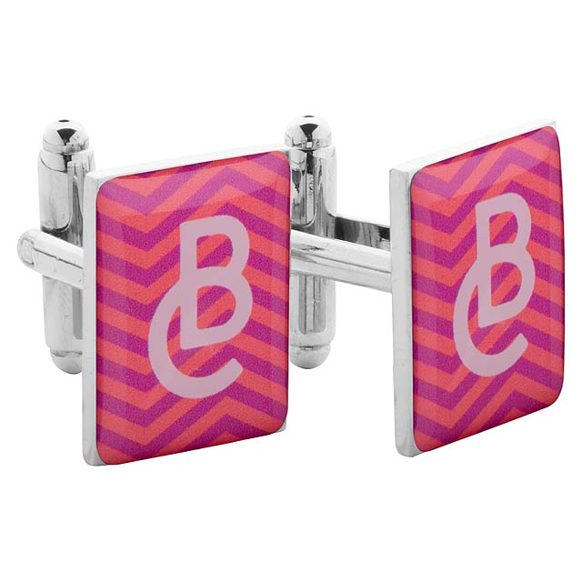 A set of cufflinks - silver