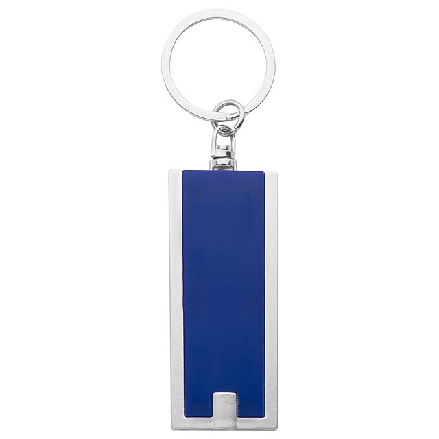 Schlüsselanhänger mit Licht - blau