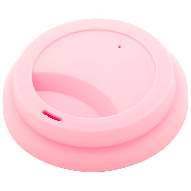 CreaCup - customisable thermo mug, lid - pink