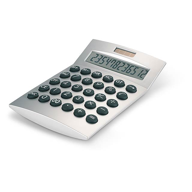 Basics - digitálny kalkulačka - strieborná mat