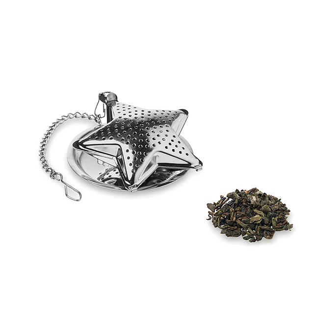 Tea filter in star shape - STARFILTER - matt silver