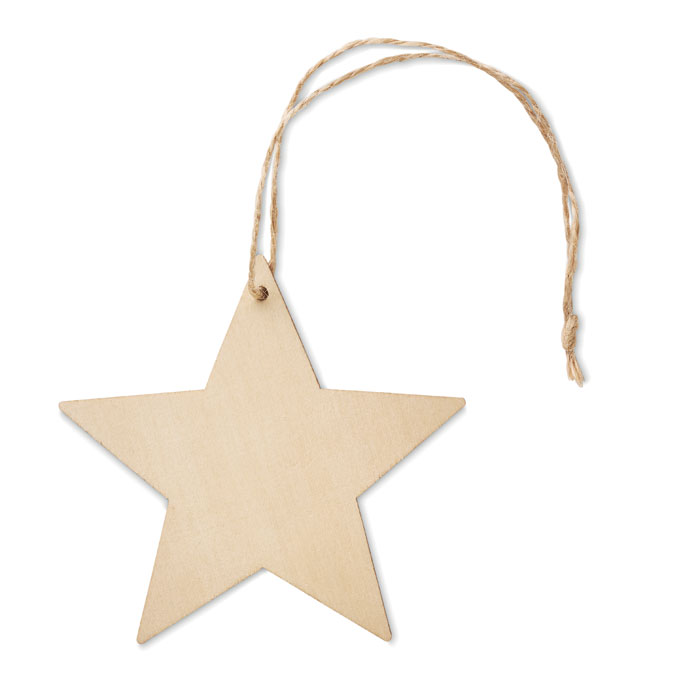 Wooden star shaped hanger - ESTY - wood