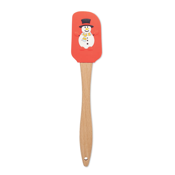 Christmas silicone spatula - SWEET - red