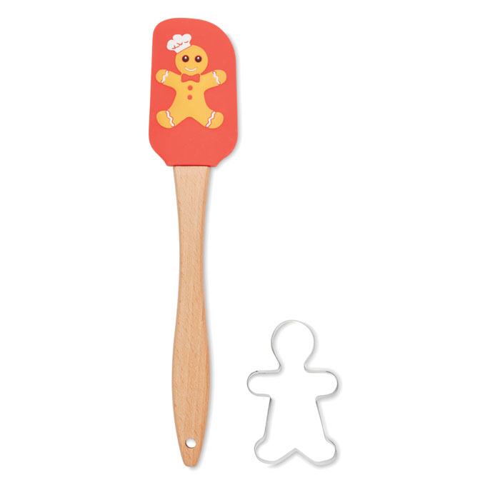 Silicon spatula set - SWEET SET - red