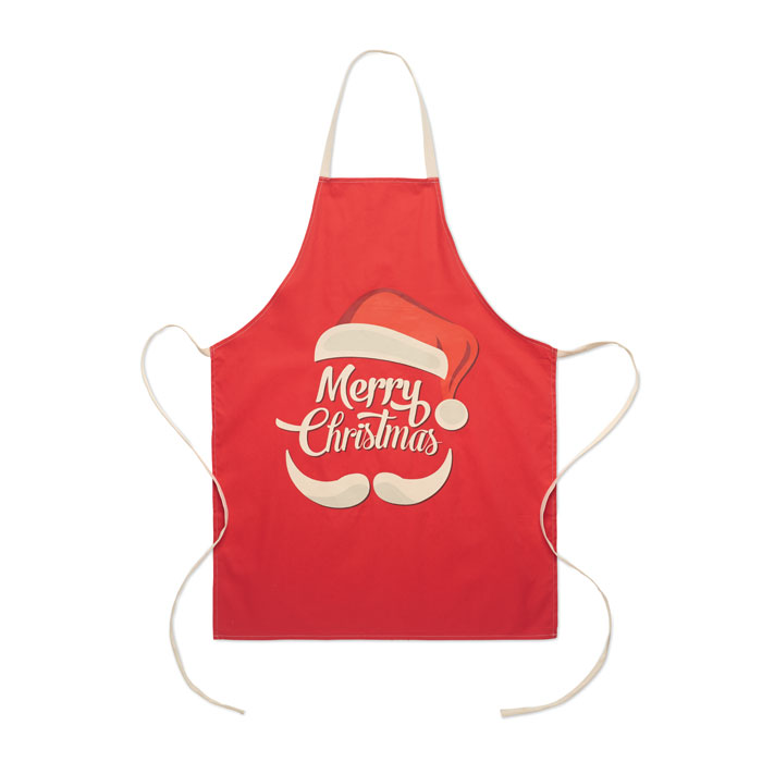 Christmas apron 200 gr/m² - CARA - red