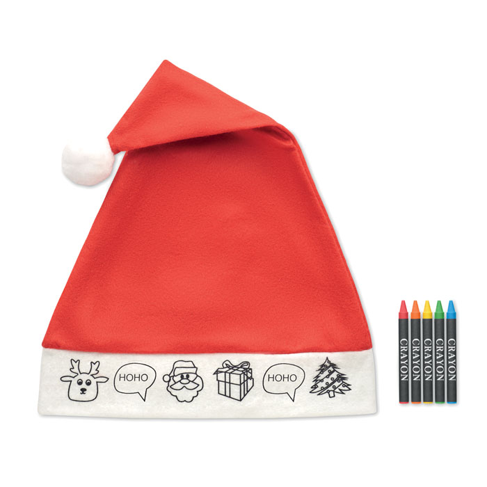 Kids Santa hat - BONO PAINT - red