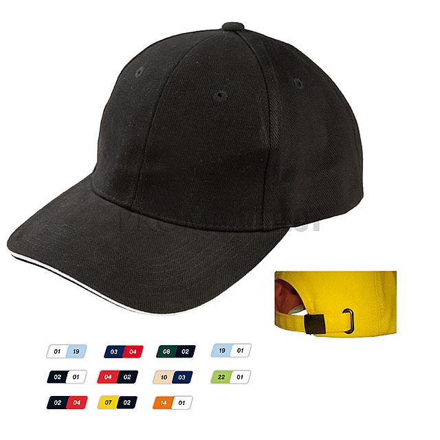 Sandwich Baseball-Cap - blau