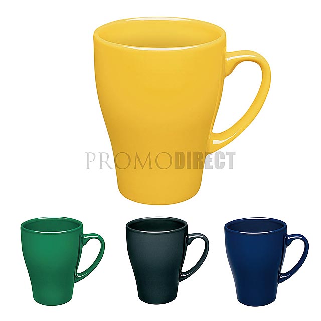 Round - mug  - yellow - foto