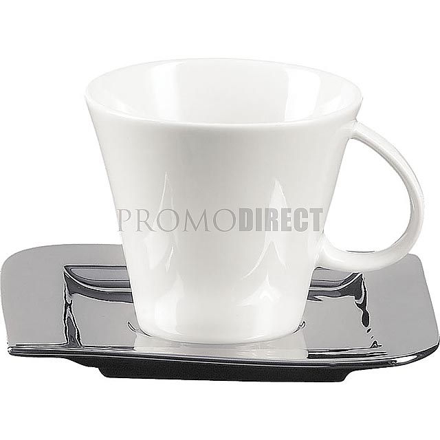 Silver moon - mug - white