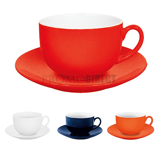 Roma - cup and saucer - blue