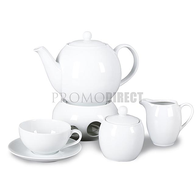 O'le set - mug and saucer - mug  - white - foto