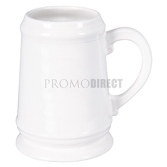 Ludwig - beer mug - white