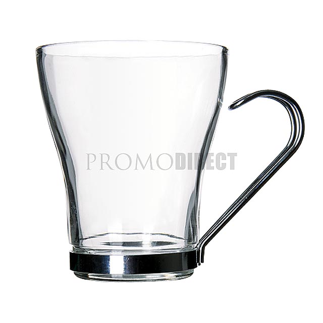 LA Bella - cup and saucer - transparent